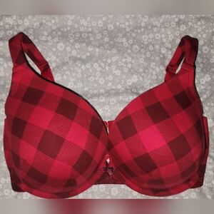 Torrid Cotton Boost Plunge Bra 40DDD